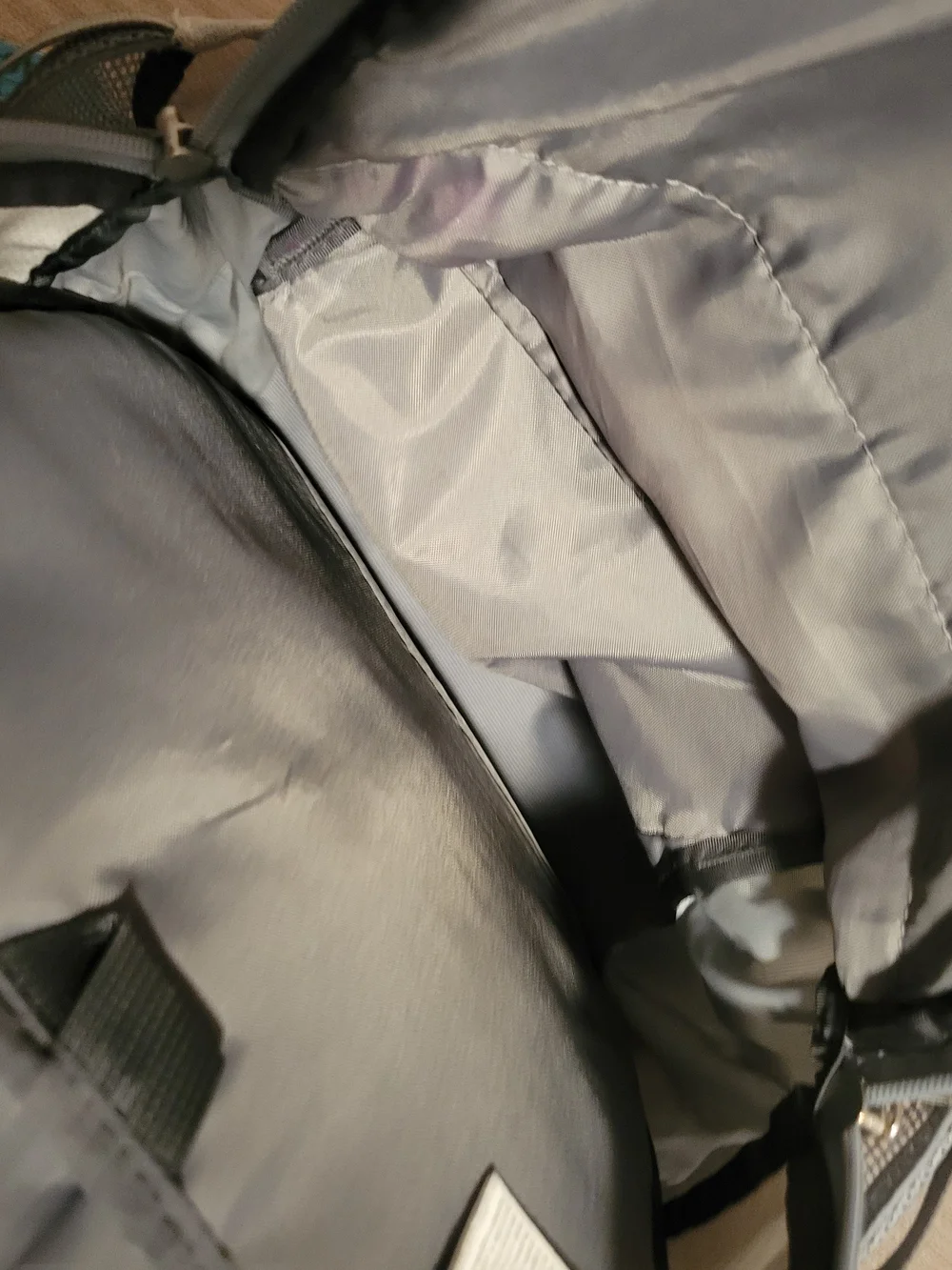 The North Face Light Cream Daypack with Bungee Front